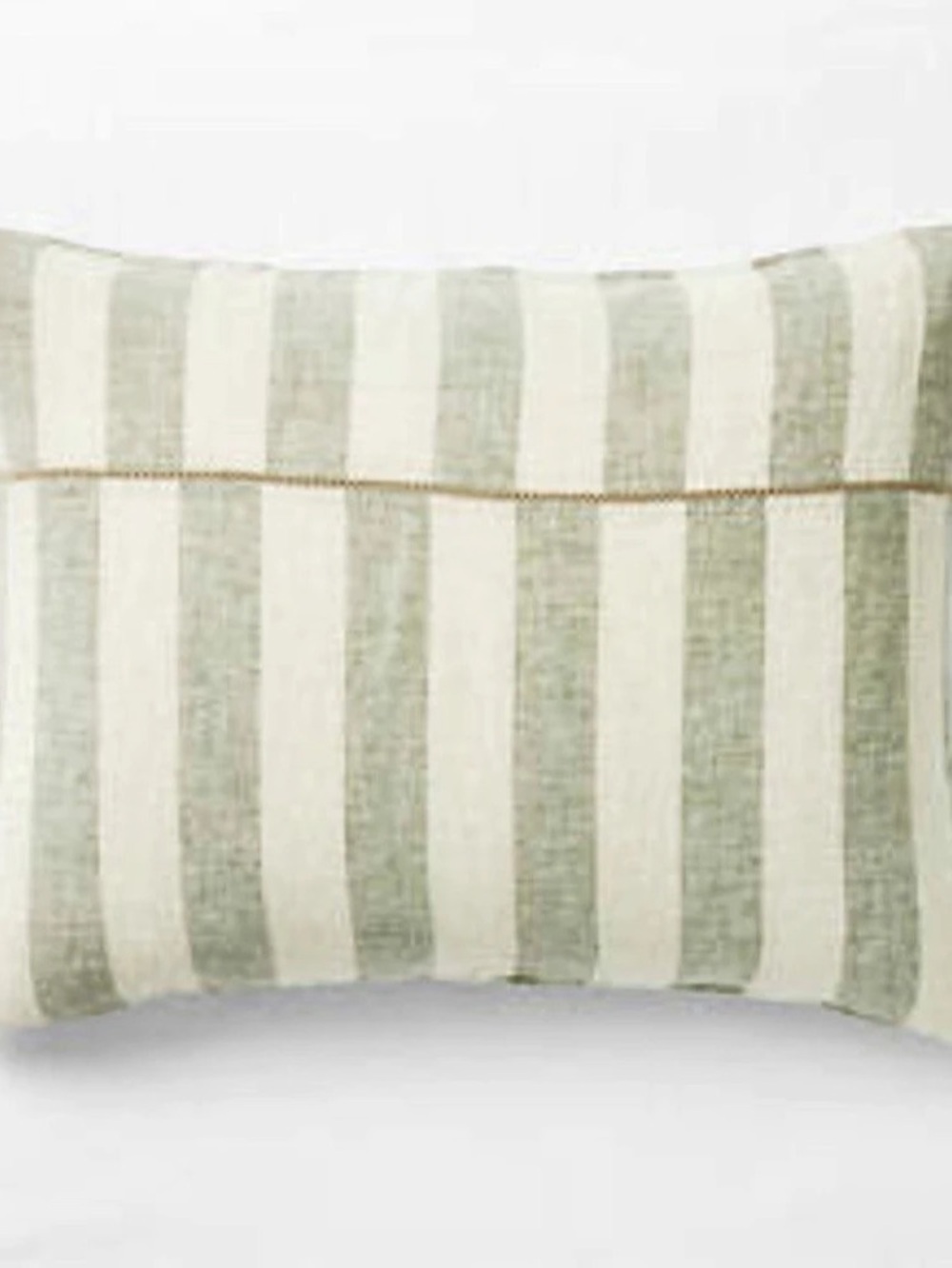 Two (2) Crate & Barrel Linen Pillow Shams